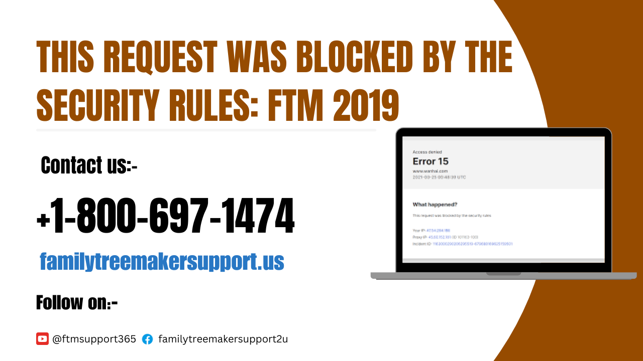 This Request Was Blocked By The Security Rules: Ftm 2019